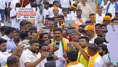 ಪಾದಯಾತ್ರೆ 4ನೇ ದಿನ: ಮುಡಾ, ವಾಲ್ಮೀಕಿ ನಿಗಮ ಹಗರಣದಲ್ಲಿ ಸಿದ್ದರಾಮಯ್ಯ A1 ಆರೋಪಿ- ಬಿವೈ ವಿಜಯೇಂದ್ರ
